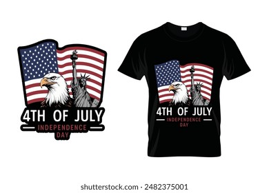 American Independence Day T-Shirt Design