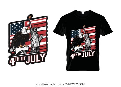 American Independence Day T-Shirt Design