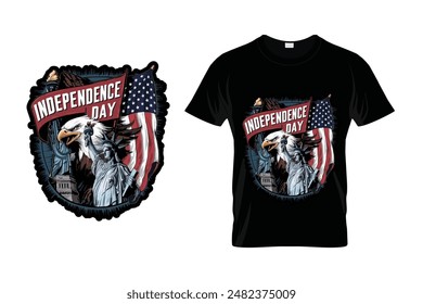 American Independence Day T-Shirt Design