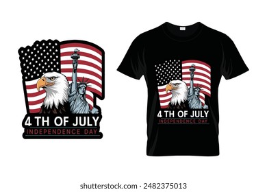 American Independence Day T-Shirt Design