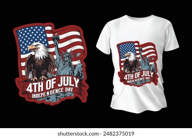 American Independence Day T-Shirt Design