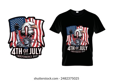 American Independence Day T-Shirt Design