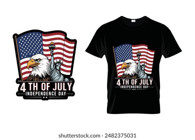 American Independence Day T-Shirt Design