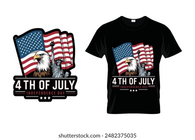 American Independence Day T-Shirt Design