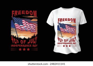 American Independence Day T-Shirt Design