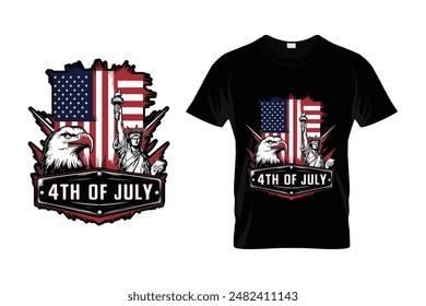 American Independence Day T-Shirt Design