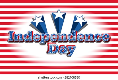 American Independence day, vector