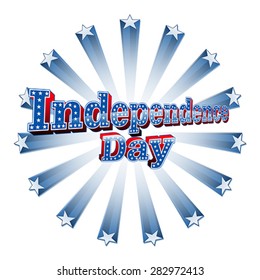 American Independence day, vector