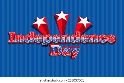 American Independence day, vector