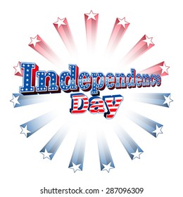 American Independence day, vector