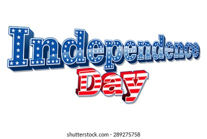 American Independence day, vector