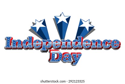American Independence day, vector