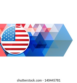 american independence day vector design