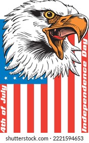 American Independence Day Vector Illustration