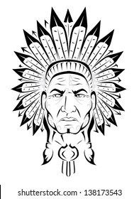 American Indian chief