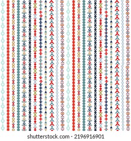 American Indian ethnic pattern vector