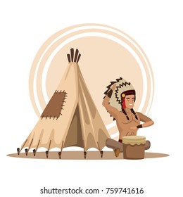 American indians cartoon