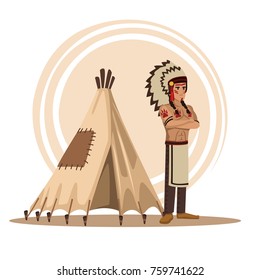 American indians cartoon