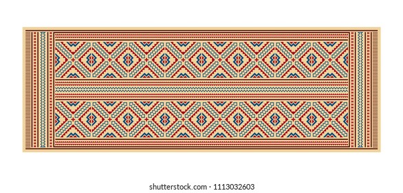American Indians tribal blanket pattern. Navajo ethnic style. 