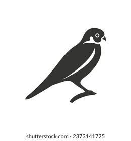 American kestrel bird Icon on White Background - Simple Vector Illustration