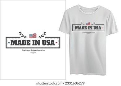 American labels design for T Shirts