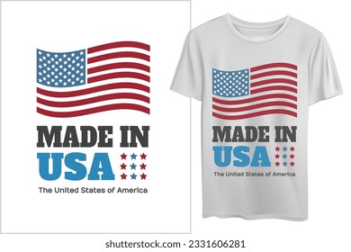 American labels design for T Shirts