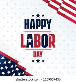 American Labor Day Celebration Background