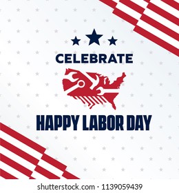 American Labor Day Celebration Background