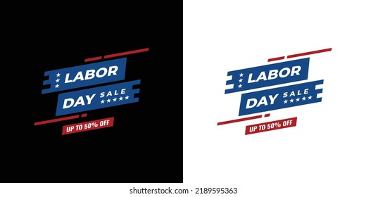 American Labor Day Design For Sales Promotion , Vector Template