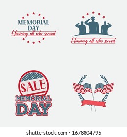 American labor day horizon background. Vector illustration.
