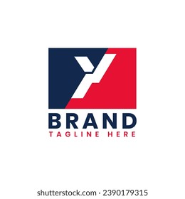 American Letter Y Logo Design, Initial Political and Patriotic Y Logo Template