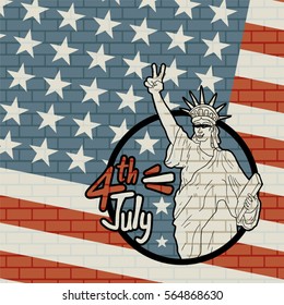 American liberty illustration