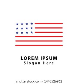 American logo design, icon, concept