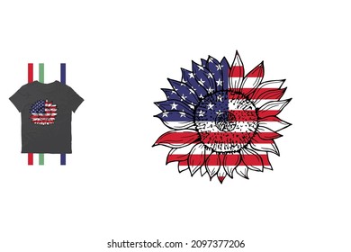 American lover t shirt design