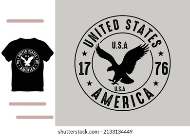 American lover t shirt design