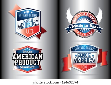 american made in usa retro vintage old school labels