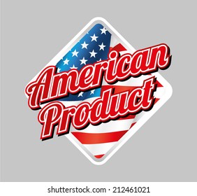 american made usa retro vintage old school label