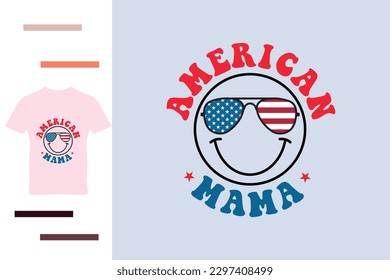 American mama t shirt design