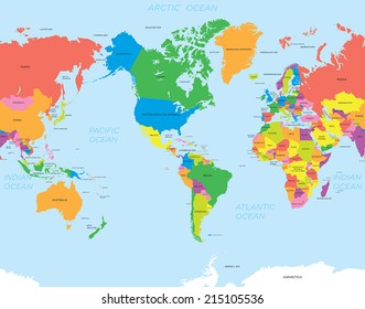 342,031 World map countries flags Images, Stock Photos & Vectors ...