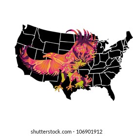american maps and american eagle