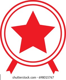 American medal with star