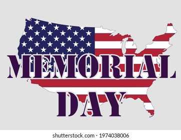 American memorial day vector design 