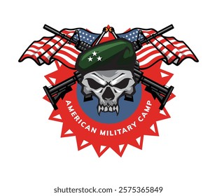american military logo and badge design
