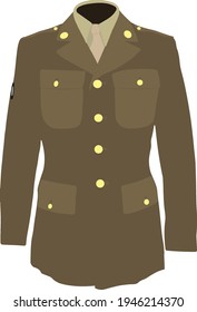 American Military Uniform Of The Second World War 