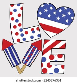 American Mimi , American Flag vector and t-shirt design