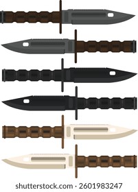American Modern Combat Knifes Models