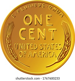 1 cent coin, United States 3157097 Stock Photo at Vecteezy