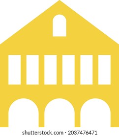 American monument, illustration, vector, on a white background.