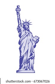 american monument statue landmark liberty