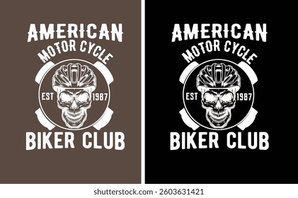 american motor cycle t shirt